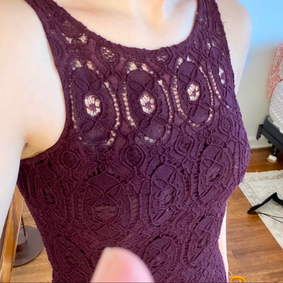 BB Dakota Purple Lace Dress (size 2) - Picture 3 of 5